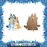 Star Cutouts Bluey and Bingo cardboard cutout life-size, imported from the UK