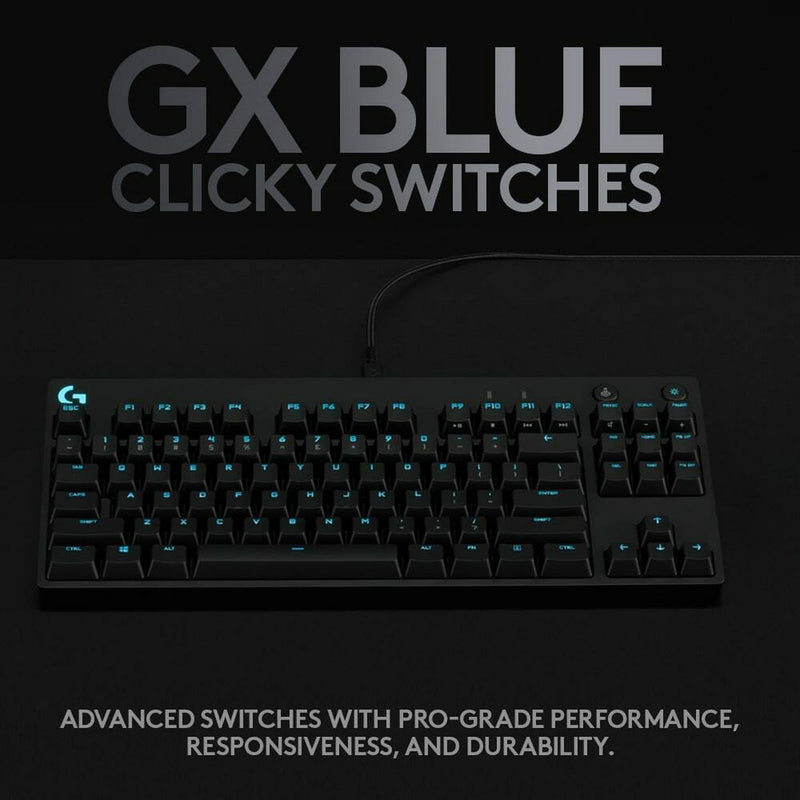 Logitech G Pro tenkeyless gaming keyboard wired, imported from the UK