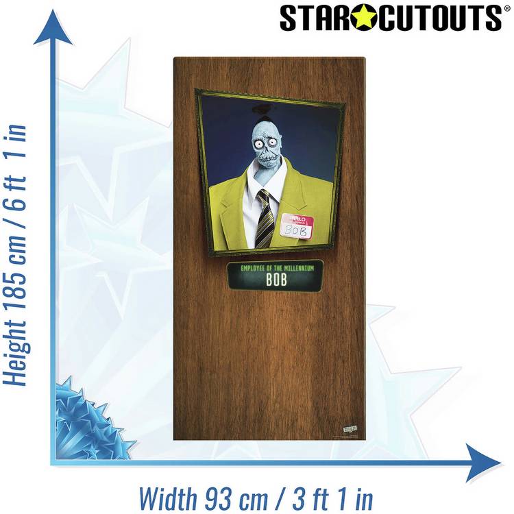 Beetlejuice Bob stand-in cardboard cutout 185cm - British product