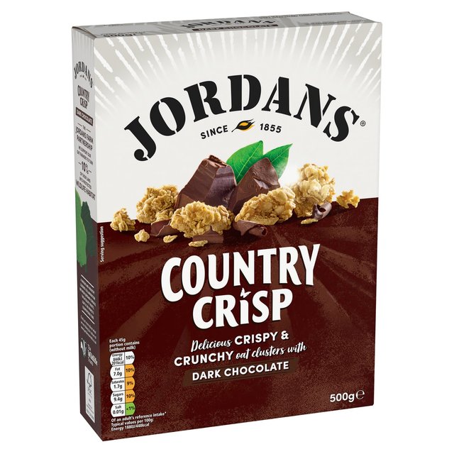 Jordans Country Crisp Dark Chocolate Breakfast Cereal   500g