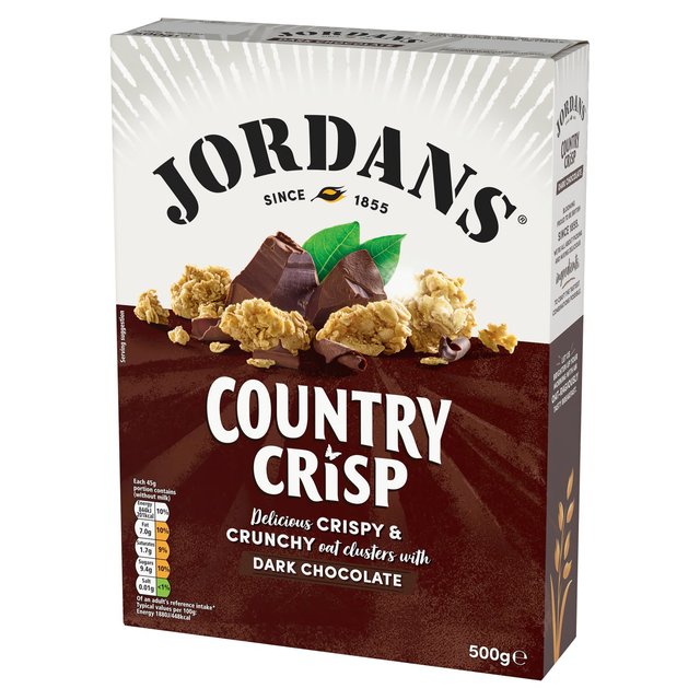 Jordans Country Crisp Dark Chocolate Breakfast Cereal   500g