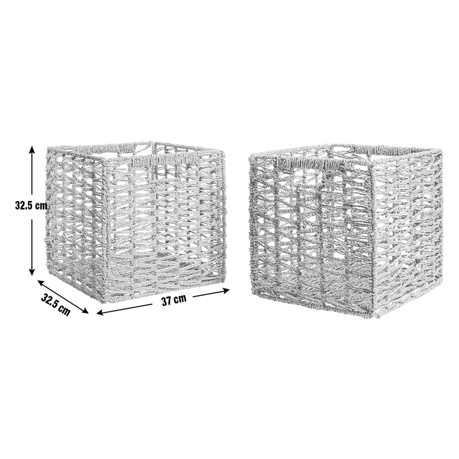 Habitat set of 2 seagrass storage boxes, UK version
