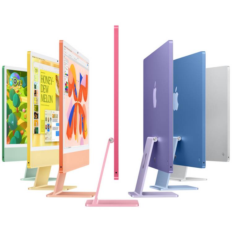 Apple iMac 2024 M4 24-inch desktop Silver, UK version