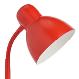 Argos Home desk lamp in red with flexible neck (British brand)
