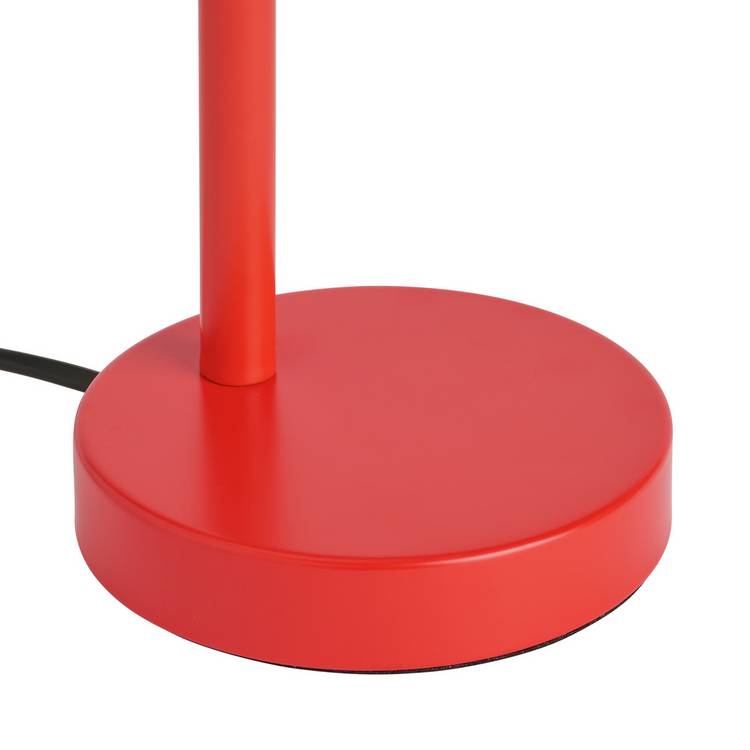 Argos Home desk lamp in red with flexible neck (British brand)