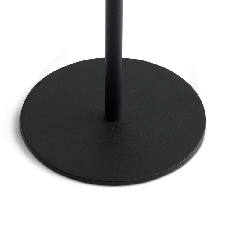 Habitat solar table lamp black metal 34cm (British brand)