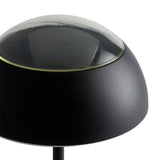 Habitat solar table lamp black metal 34cm (British brand)