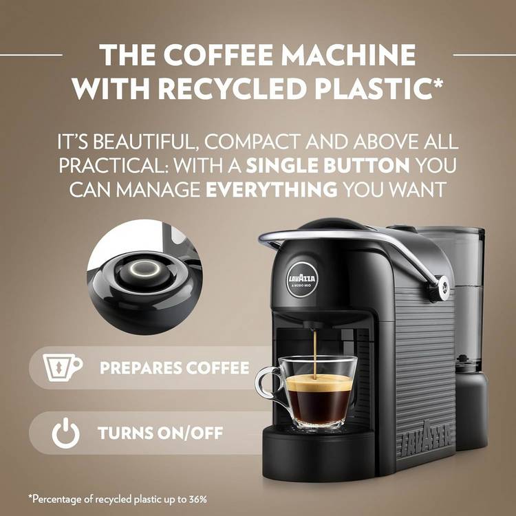 Lavazza Jolie Evo pod coffee machine black - British product