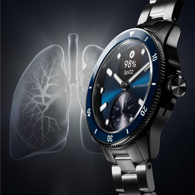 Withings ScanWatch Nova smartwatch 42mm blue - British product