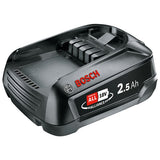Bosch 2.5Ah 18V battery pack, imported from the UK