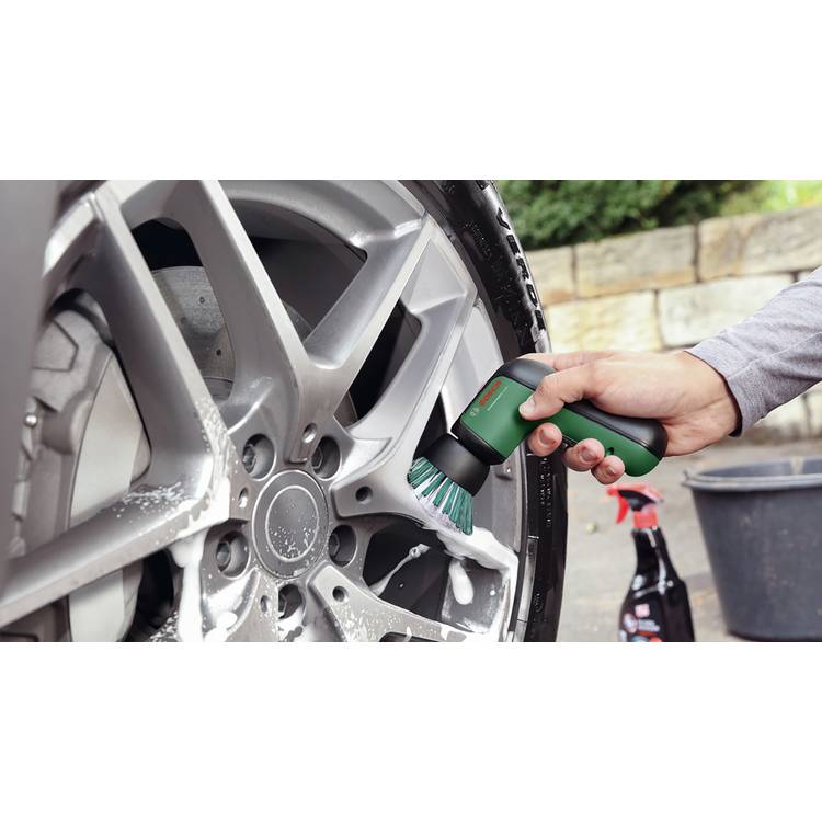 Bosch cordless cleaning brush with attachments and lithium battery - British product