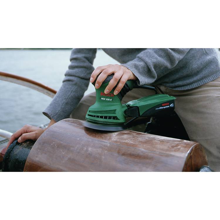 Bosch corded random orbit sander PEX 220 A 220W, imported from the UK