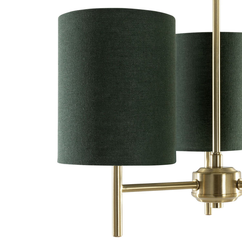 Argos Home green candelabra ceiling light 3 light (British brand)