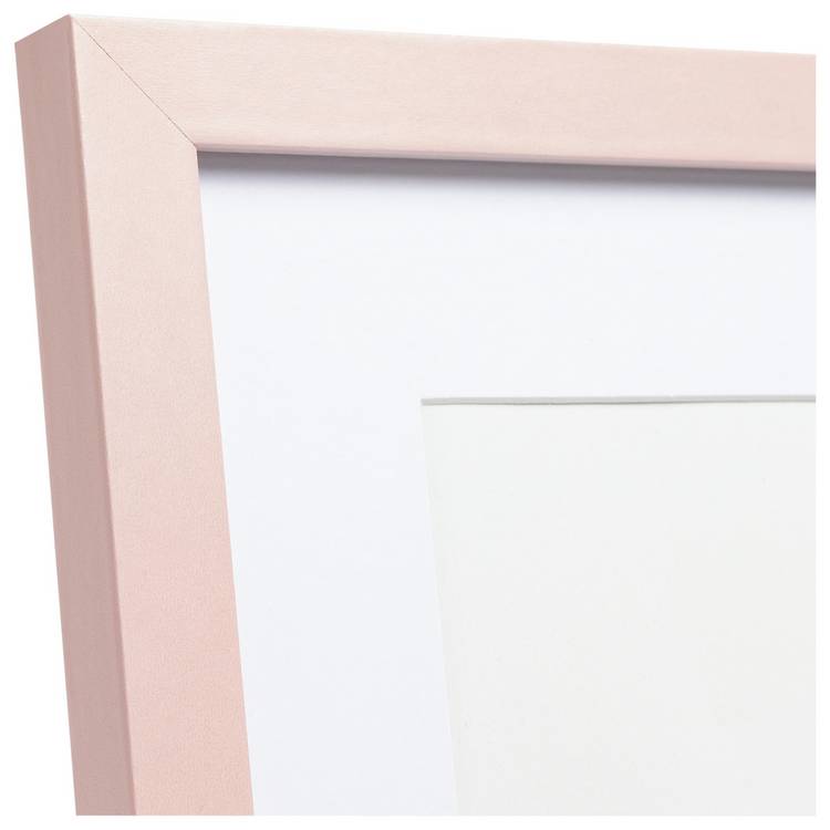 Habitat pink wooden picture frames set of 3, UK version