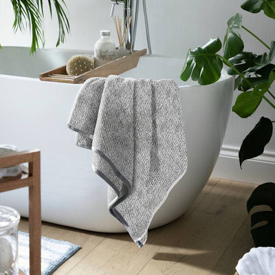 Argos Habitat Marl Bath Towel - Black- Buy online at McGrocer