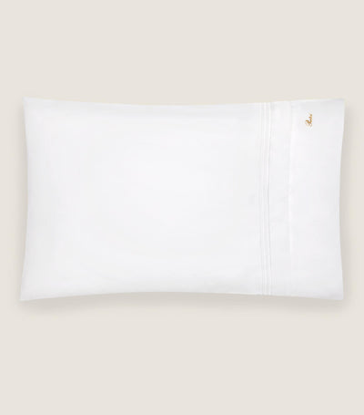 Harrods Egyptian Cotton Triple-Embroidered Stripe Pillow Sham 13cm x 41cm- Buy online at McGrocer
