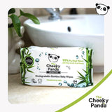 The Cheeky Panda Biodegradable Bamboo Baby Wipes   60 per pack GOODS M&S   