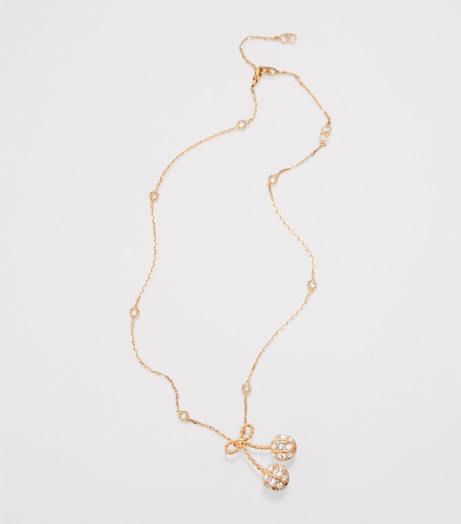 Valentino Garavani Cherryfic crystal necklace (British brand)