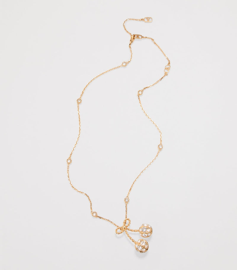 Valentino Garavani Cherryfic crystal necklace (British brand)
