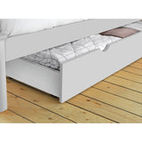 Argos Home under bed drawer single white, imported from the UK