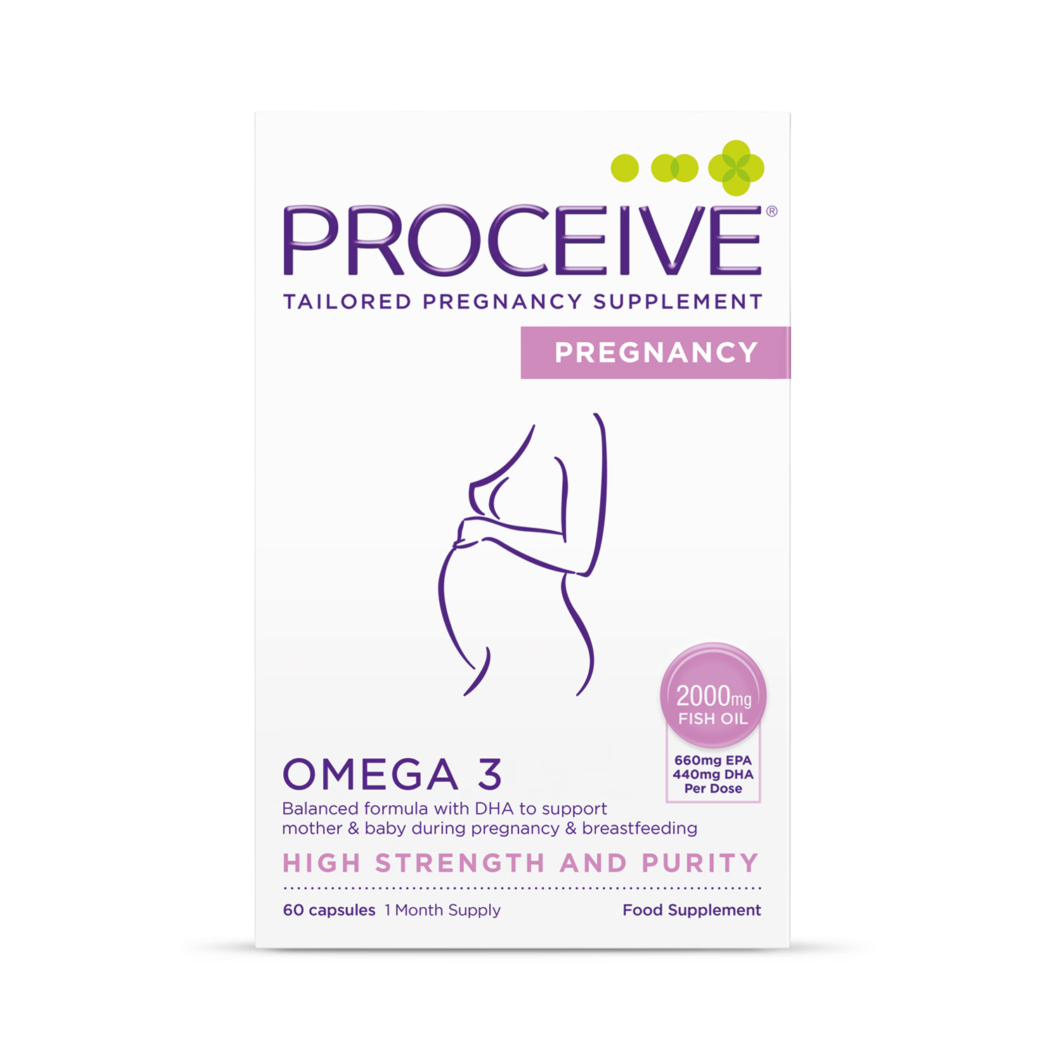 Proceive Omega 3 Fish Oil Capsules 60, imported from the UK