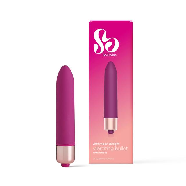 So Divine Afternoon Delight 10 Function Vibrating Bullet Pink GOODS M&S   