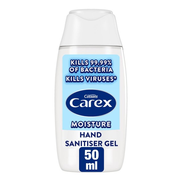 Carex Moisture Antibacterial Hand Sanitiser Gel   50ml GOODS M&S   