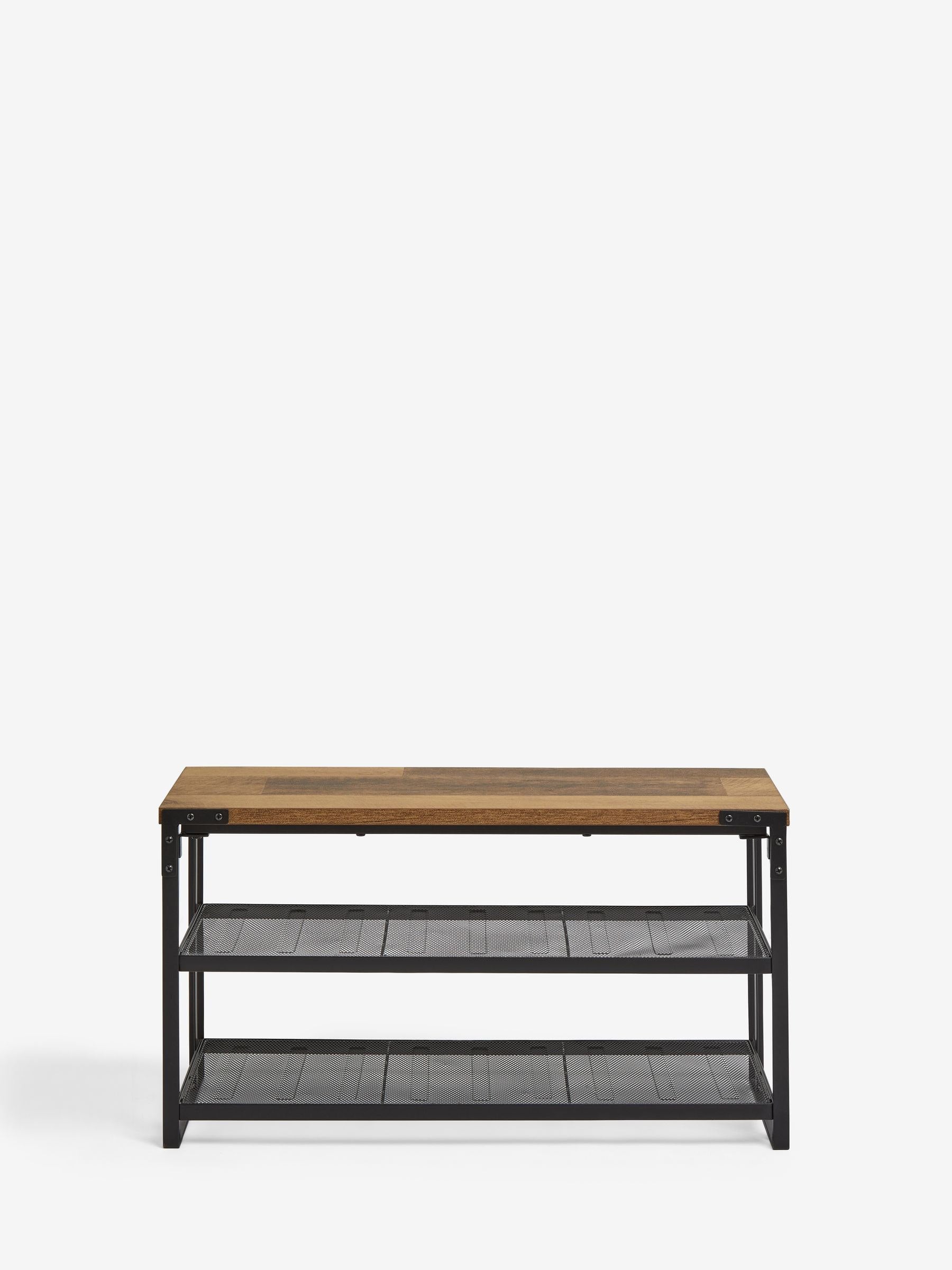 Dark Bronx 4 tier shoe storage console - British product