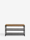 Dark Bronx 4 tier shoe storage console - British product