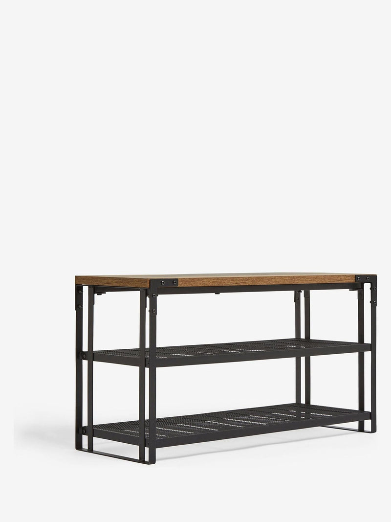 Dark Bronx 4 tier shoe storage console - British product
