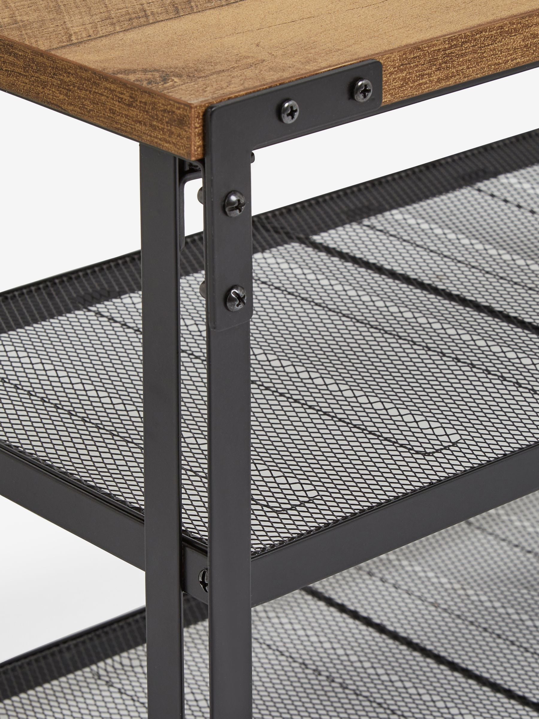 Dark Bronx 4 tier shoe storage console - British product