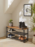 Dark Bronx 4 tier shoe storage console - British product