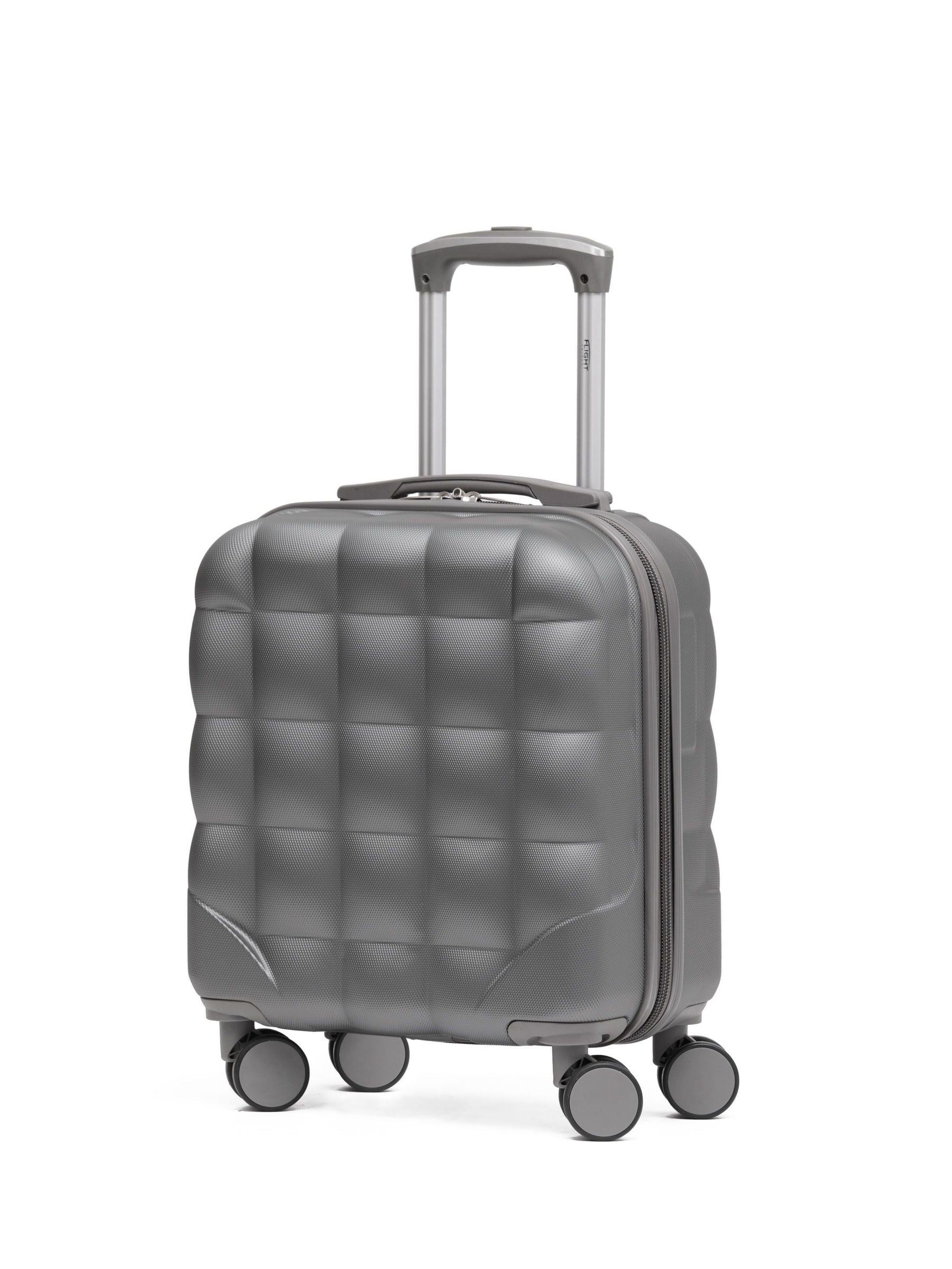 Flight Knight anthracite silver cabin case 45x36x20cm, imported from the UK