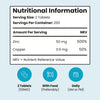 VitaBright Zinc Bisglycinate with Copper supplement 400 tablets, UK version