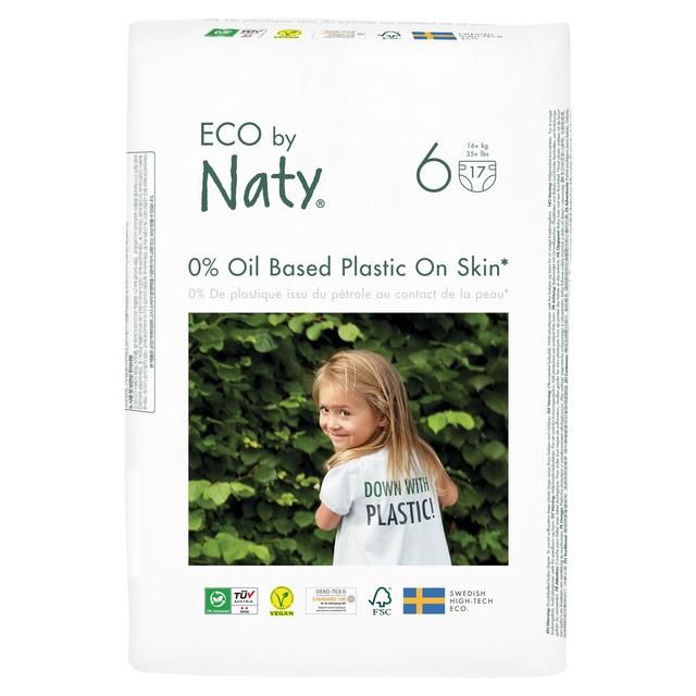 Eco by Naty Nappies Size 6   17 per pack GOODS M&S   