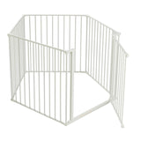 Scandinavian pet pen with wall fittings white, UK version