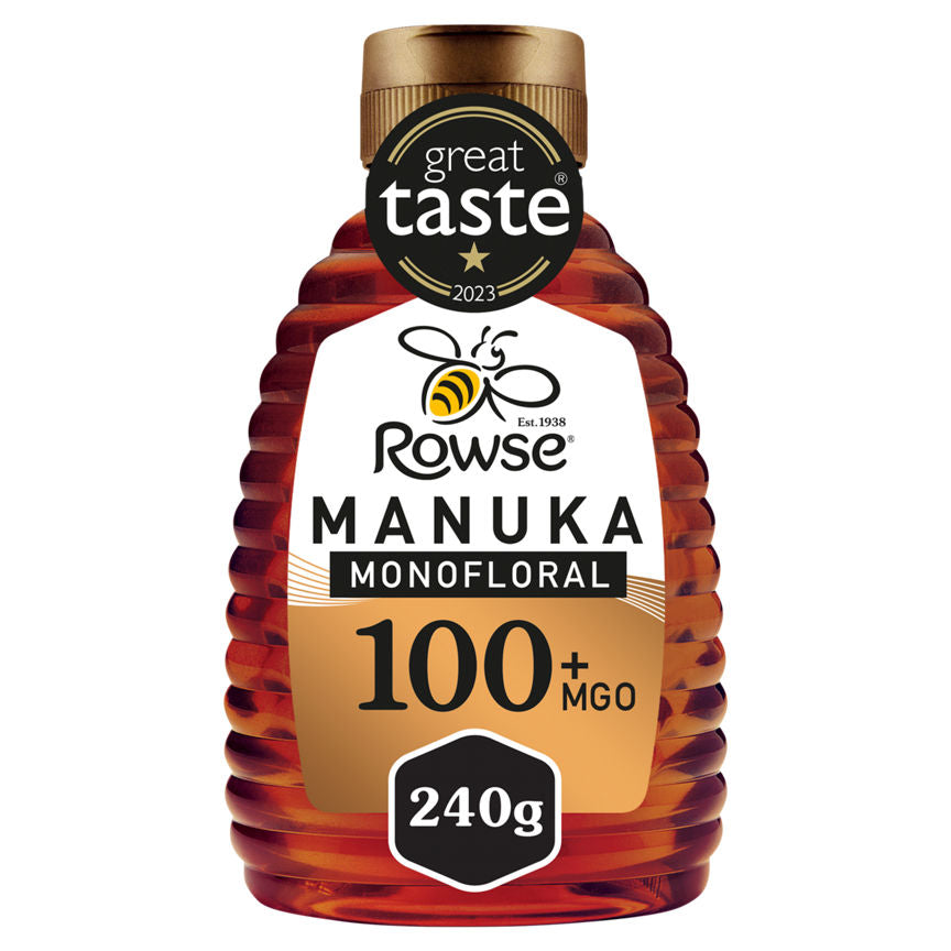 Rowse Authentic Manuka New Zealand Honey 100+ MGO 240g