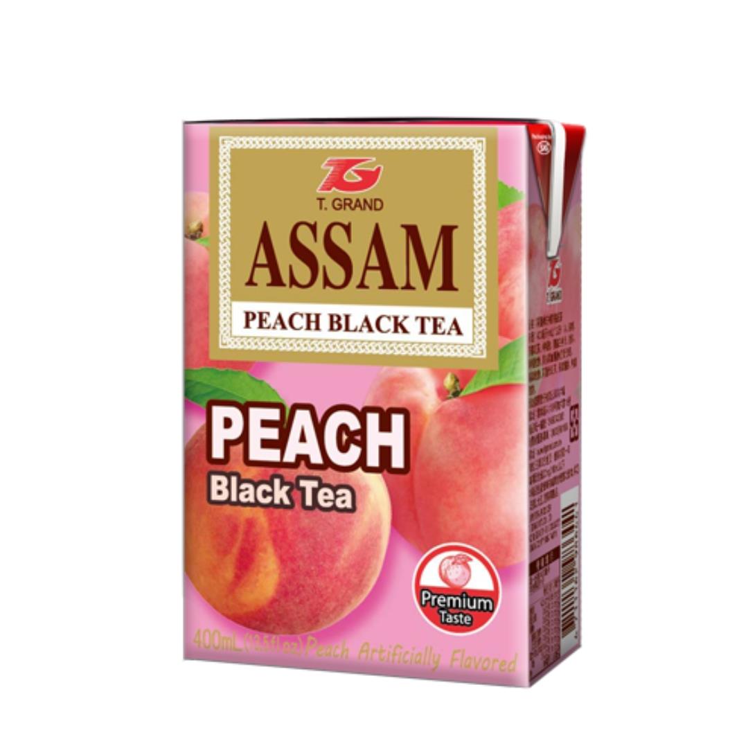 T. Grand Assam peach black tea drink - British product
