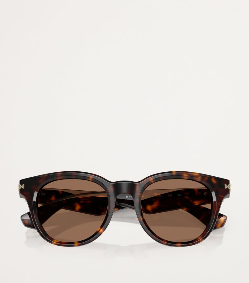 Burberry acetate round sunglasses - British product
