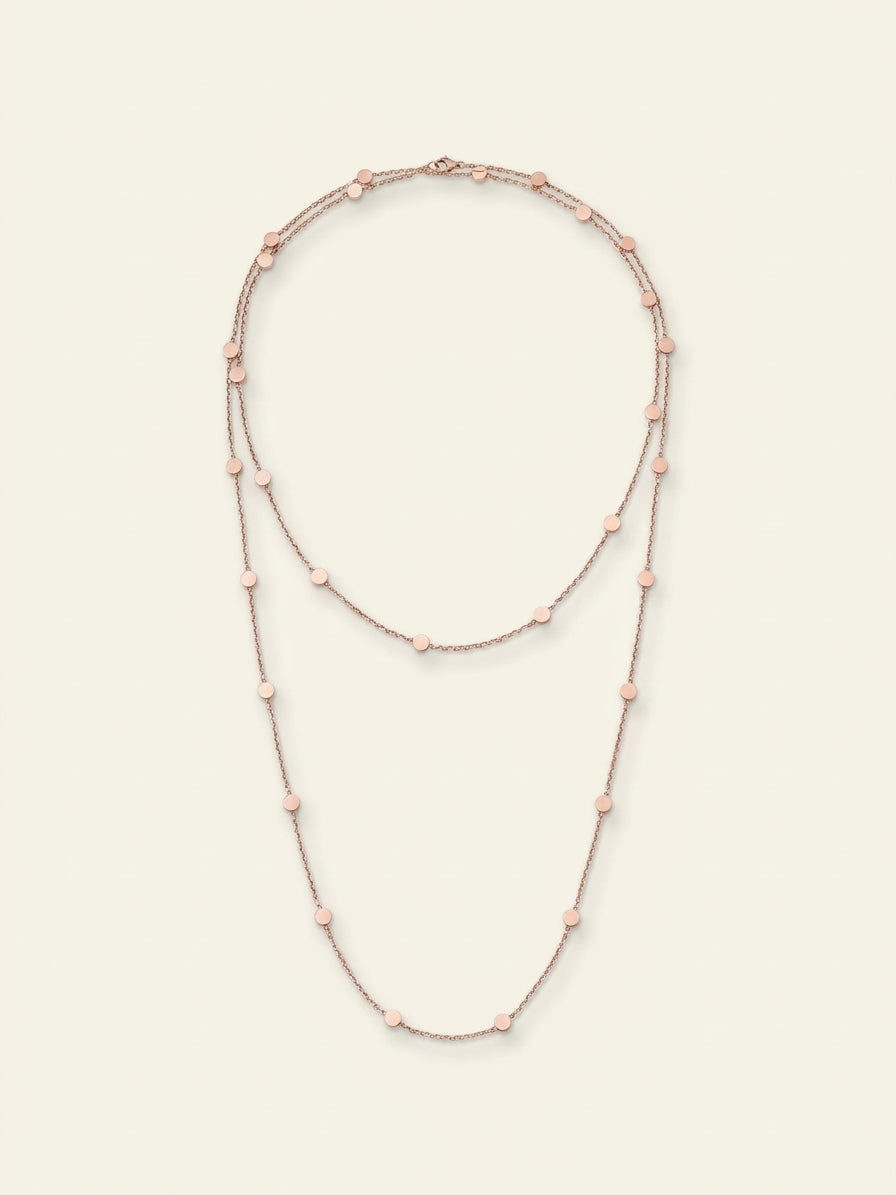 Cartier LOVE long necklace in 18ct rose gold, UK version