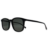 Lacoste L961S Black unisex sunglasses with green lenses - British product