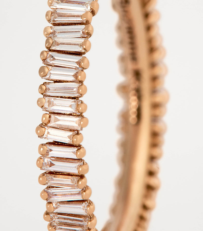 Suzanne Kalan rose gold diamond eternity ring, UK version