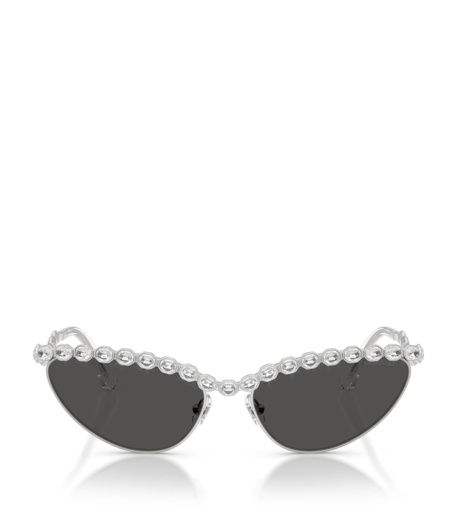 Swarovski metal cat eye sunglasses 0SK7030 (British brand)