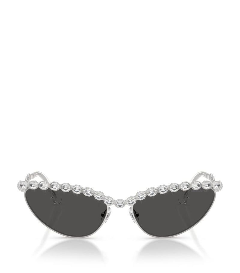 Swarovski metal cat eye sunglasses 0SK7030 (British brand)
