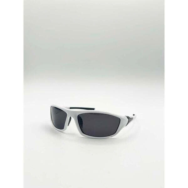 SVNX Thin Racer sunglasses White Black, UK version