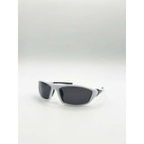 SVNX Thin Racer sunglasses White Black, UK version