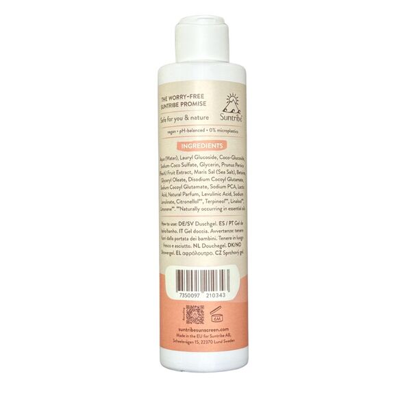 Suntribe natural body lotion peach 200ml - British product