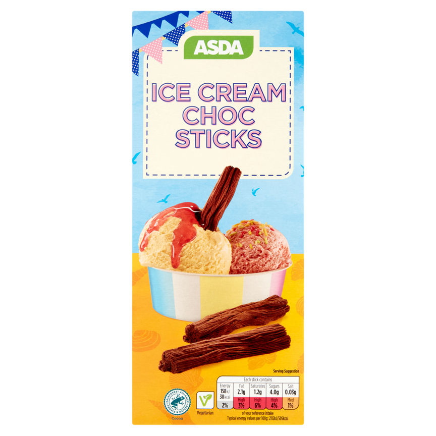 ASDA Ice Cream Choc Sticks GOODS ASDA   