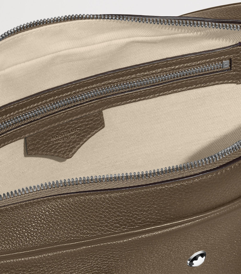 Montblanc medium grained leather document case - British product