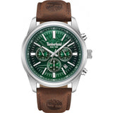 Timberland men's Northbridge watch brown leather strap stainless steel, UK version